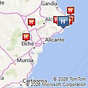 La Serena Hotel Altea Map